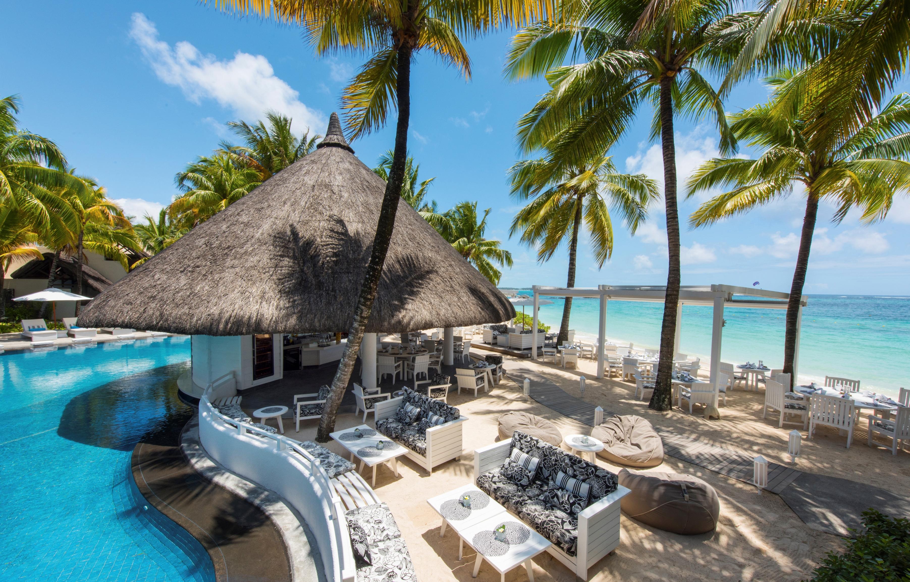 Constance Belle Mare Plage Экстерьер фото Beach at the resort