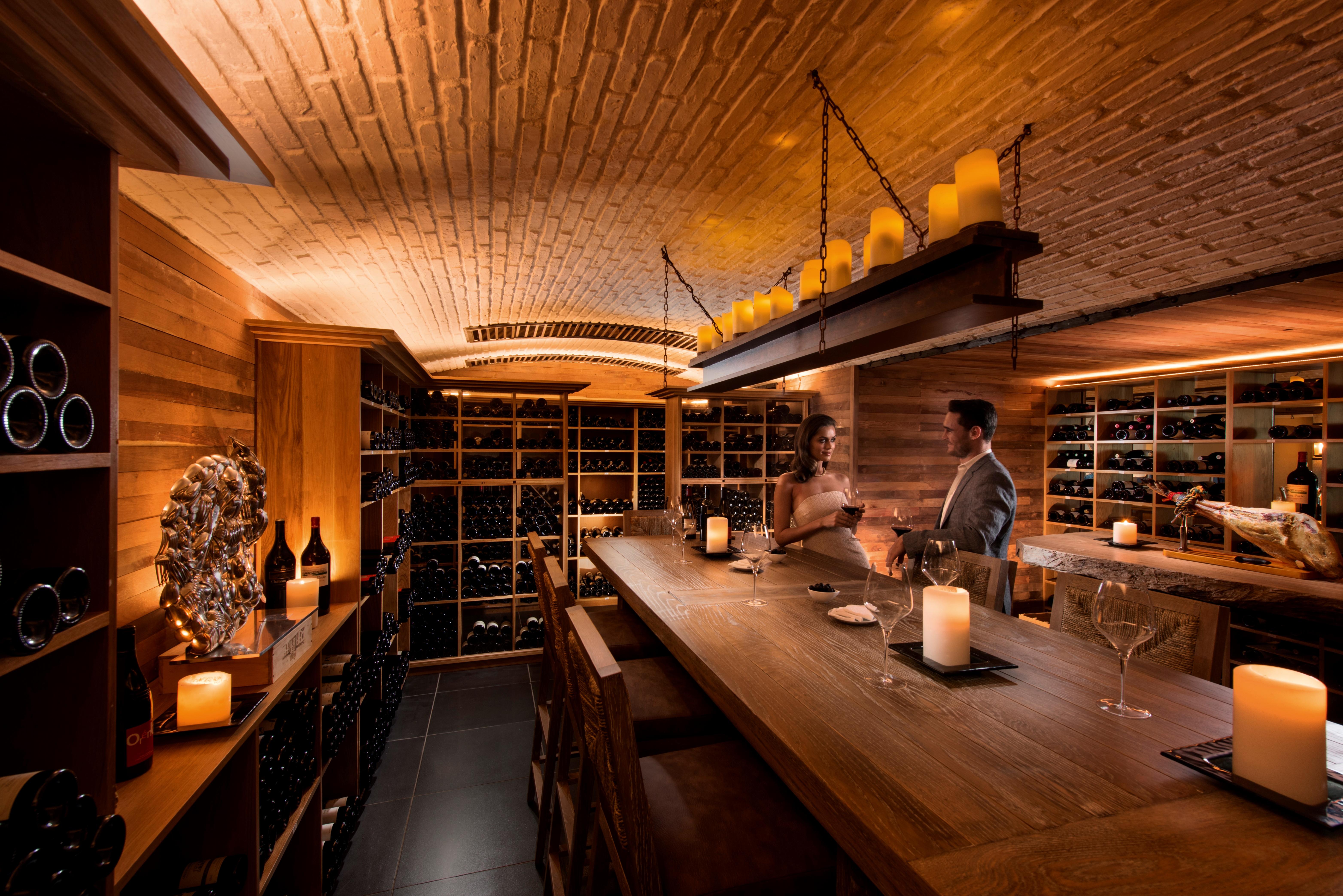 Constance Belle Mare Plage Экстерьер фото The wine bar at the hotel